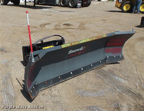 snow plow bid with a skid steer|skid steer snow plow for sale.